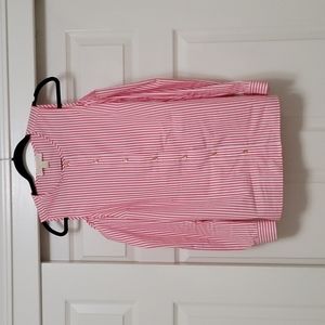 Michael Kors shoulder cutout button down